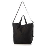 ブラック | カシュカシュ cachecache / ドット刺繍ナイロン2wayショルダー | UNBILLION