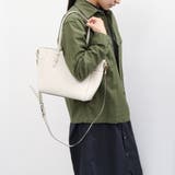カシュカシュ cachecache / 横型金具ポイント2wayトートバッグ | UNBILLION | 詳細画像2