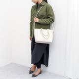 カシュカシュ cachecache / 横型金具ポイント2wayトートバッグ | UNBILLION | 詳細画像3