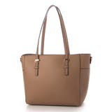 ベージュ | カシュカシュ cachecache / 横型金具ポイント2wayトートバッグ | UNBILLION