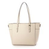 アイボリー | カシュカシュ cachecache / 横型金具ポイント2wayトートバッグ | UNBILLION