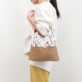 カシュカシュ cachecache / ペーパー手編みリボントート | UNBILLION | 詳細画像1