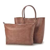 オティアス / バッグインバッグ付きシュリンクレザータイプ合皮トートバッグ | UNBILLION | 詳細画像19 