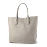 ライトグレー | オティアス / バッグインバッグ付きシュリンクレザータイプ合皮トートバッグ | UNBILLION