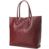 ワイン | オティアス / バッグインバッグ付きシュリンクレザータイプ合皮トートバッグ | UNBILLION