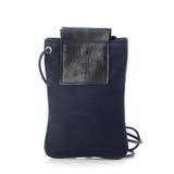ネイビー | Otias オティアス / 日本製8号帆布×本革スマホショルダーバッグ | UNBILLION