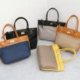 ペルケ perche / ナイロン牛革ヒネリ金具トートバッグ | UNBILLION | 詳細画像1