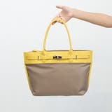 LOK | ペルケ perche / ナイロン牛革ヒネリ金具トートバッグ | UNBILLION