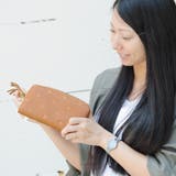 ペルケ perche / 牛革ドット刺繍ラウンド長財布 | UNBILLION | 詳細画像9 