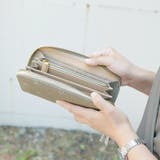 ペルケ perche / 牛革ドット刺繍ラウンド長財布 | UNBILLION | 詳細画像5 