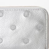 【本革 レザー】 ペルケ 牛革ドット刺繍L字パームフィット長財布 | UNBILLION | 詳細画像5
