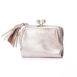 シルバー | ペルケ perche / アクリル玉がま口2つ折り財布 | UNBILLION