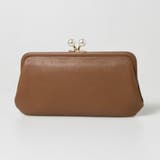 キャメルパール | ペルケ perche / アクリル玉がま口長財布 | UNBILLION