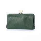 グリーン | ペルケ perche / アクリル玉がま口長財布 | UNBILLION