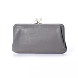グレー | ペルケ perche / アクリル玉がま口長財布 | UNBILLION