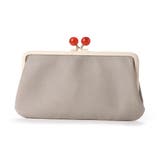 ミックスグレー | ペルケ perche / アクリル玉がま口長財布 | UNBILLION