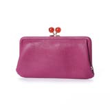 パープル | ペルケ perche / アクリル玉がま口長財布 | UNBILLION