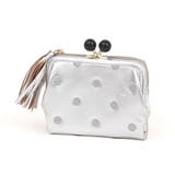 シルバードット | ペルケ perche / アクリル玉がま口2つ折り財布 | UNBILLION