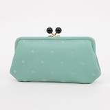 ライトグリーンドット | ペルケ perche / アクリル玉がま口長財布 | UNBILLION
