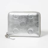 シルバー | ペルケ perche / ドット型押しラウンドパームフィット財布 | UNBILLION