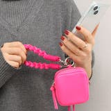 ペルケ perche / 蛍光レザーストラップ付き・チャームポーチショルダー | UNBILLION | 詳細画像1 