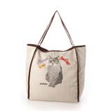 ブラウン | カシュカシュ cachecache / うちの子刺繍トートバッグ | UNBILLION