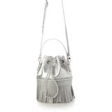 シルバー | カシュカシュ  / ボールチェーンポイントタッセルドロストショルダー | UNBILLION