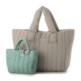 ライトグレー | カシュカシュ cachecache / 親子キルティング刺繍トートバッグ | UNBILLION