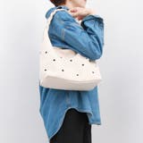 カシュカシュ cachecache / 三つ編みハンドルドット刺繍トート | UNBILLION | 詳細画像4