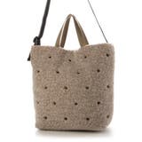 ブラウン | カシュカシュ cachecache / ミックスカラーボアドット2wayトート | UNBILLION