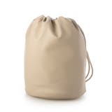 アイボリー | カシュカシュ cachecache / ガーメント合皮ボンサック | UNBILLION