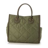 カーキ | カシュカシュ cachecache / キルティングスクエアトートバッグM | UNBILLION