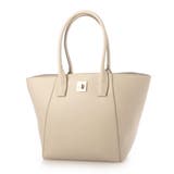 アイボリー | カシュカシュ cachecache / A4ヒネリ飾り金具2wayトートバッグ | UNBILLION