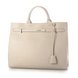 アイボリー | カシュカシュ cachecache / 棒ヒネリベルト2wayA4トートバッグ | UNBILLION