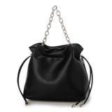 ブラック | カシュカシュ cachecache / スクエア巾着2wayショルダー | UNBILLION