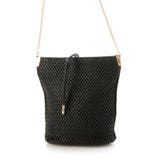 ブラック | カシュカシュ cachecache / 口前ストラップポリプロピレンショルダー | UNBILLION