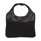 ブラック | カシュカシュ cachecache / メタリック糸ホーボーバッグ | UNBILLION