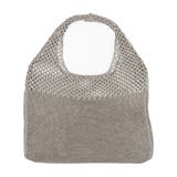 シルバー | カシュカシュ cachecache / メタリック糸ホーボーバッグ | UNBILLION