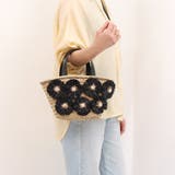 カシュカシュ cachecache / ラフィアフラワー付カゴバッグ | UNBILLION | 詳細画像17 