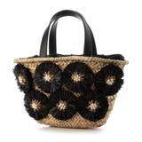 カシュカシュ cachecache / ラフィアフラワー付カゴバッグ | UNBILLION | 詳細画像19 