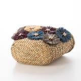 カシュカシュ cachecache / ラフィアフラワー付カゴバッグ | UNBILLION | 詳細画像6 