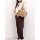 カシュカシュ cachecache / 下がりリボン柄編みトート | UNBILLION | 詳細画像15