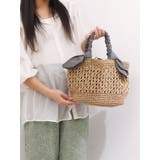 カシュカシュ cachecache / 下がりリボン柄編みトート | UNBILLION | 詳細画像16