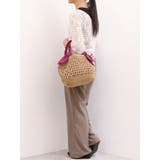 カシュカシュ cachecache / 下がりリボン柄編みトート | UNBILLION | 詳細画像3