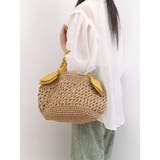 カシュカシュ cachecache / 下がりリボン柄編みトート | UNBILLION | 詳細画像5