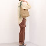 カシュカシュ / ドロストギャザーハンドル柄編2wayトート | UNBILLION | 詳細画像24