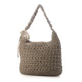 ダークグレー | カシュカシュ / ドロストギャザーハンドル柄編2wayトート | UNBILLION