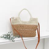 アイボリー | カシュカシュ cachecache / 切替柄編2wayミニトート | UNBILLION