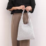 カシュカシュ cachecache / メタリックコードフリルハンドルトート | UNBILLION | 詳細画像1 