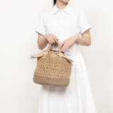 カシュカシュ cachecache / 下がりリボン切替編みトート | UNBILLION | 詳細画像19 